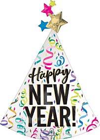 36" Satin Confetti Cheer New Year