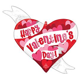 28" HVD Playful Hearts