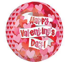 16" Playful Valentine Hearts Orbz