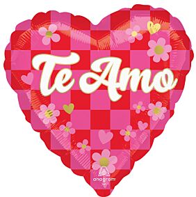 17" Te Amo Checkerboard Love