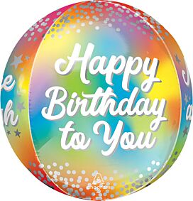 16" Birthday Glitz Orbz