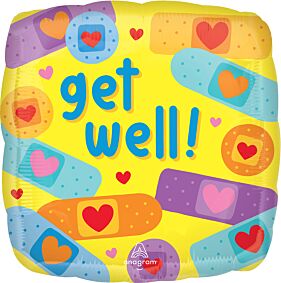 17" Get Well Patch
