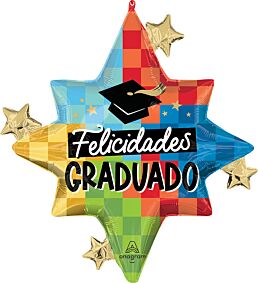 29" Diploma Check Felicidades Graduado