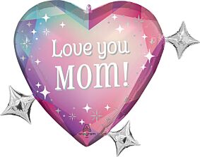 28" Radiant Gems Love You Mom