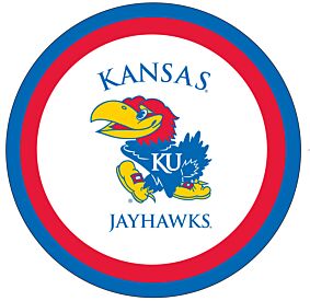 U Of Kansas - 9" Plate 10Ct