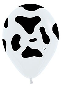 11" Sempertex Cow Print Latex