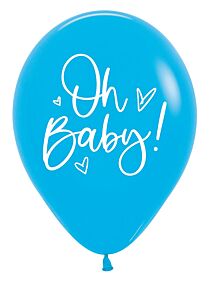 11" Baby Boy Script Latex