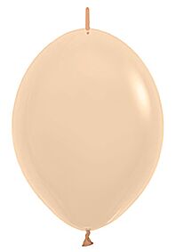 12" Link-O-Loon Pastel Matte Malibu Peach Latex