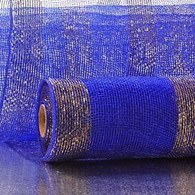 21"x10yd Sparkle Mesh - Royal