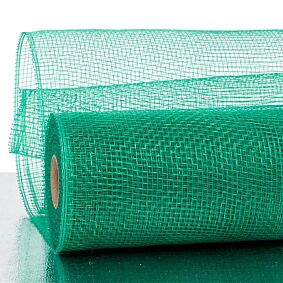 10" x 10yd Floral Mesh - Emerald Green