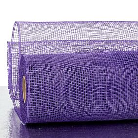 10" x 10yd Floral Mesh - Purple