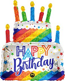 36" Happy Birthday Cake