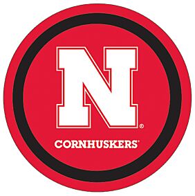 Nebraska - 7" Paper Plate 12Ct