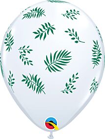 11" Tropical Greenery Latex