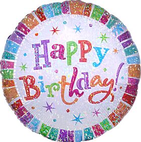 32" Radiant Birthday Prismatic