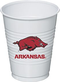 U Of Arkansas - 16 oz Cup 8Ct