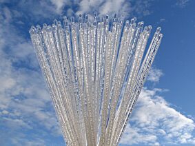 12" Clear Bubble Stick 5mm