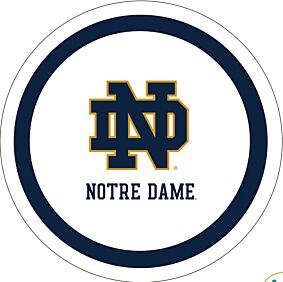 University of Notre Dame - 9" Paper Plate 10ct