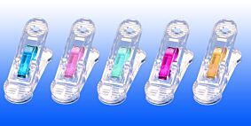 8 Gram Clip-N-Weight Clear and Pastel