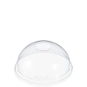 Clear Dome Lid with 1" Hole