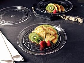 10" Round Party Tray - Black