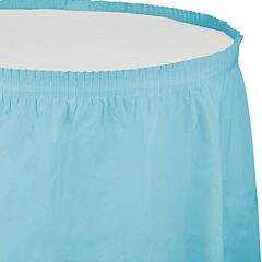 14' X 29" Plastic Skirt - Pastel Blue