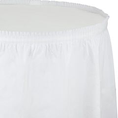 14' X 29" Plastic Skirt - White