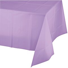 54" X 108" Plastic Table Cover - Lush Lavender