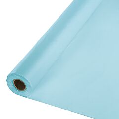 40"X100' Plastic Table Roll - Pastel Blue