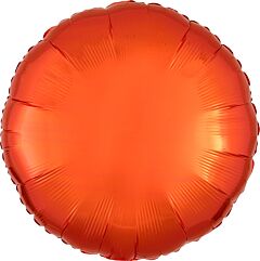 17" Metallic Orange Round