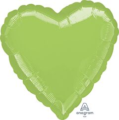 18" Lime Green Heart