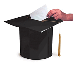 Mortarboard Shaped Card Box