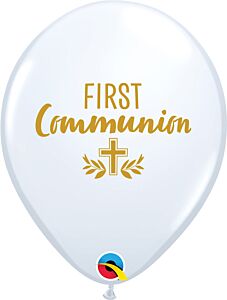 11" First Communion Cross Latex