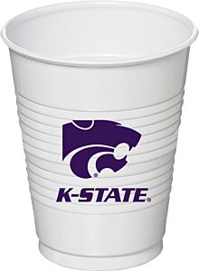 Kansas State - 16 oz Plastic Cup 8ct