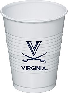 U of Virginia - 16 oz plastic cup 8ct