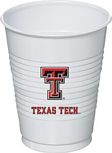 Texas Tech - 16 oz Plastic Cup 8ct