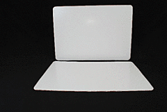 1/2 Sheet Pad Single Wall White