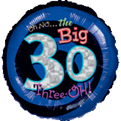 18" Oh No Birthday 30