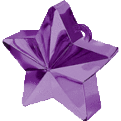170 Gram Star Weight - Purple