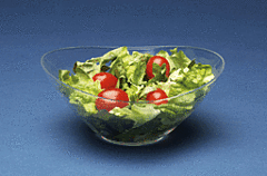6" Clear Salad Bowl - 12 oz