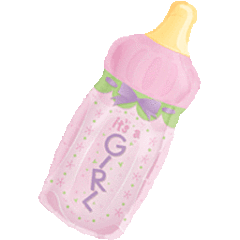 Its A Girl Baby Bottle