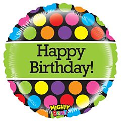 21" Mighty Polka Dots Birthday