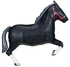 43" Black Horse