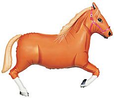 43" Tan Horse