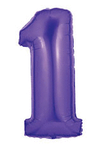 34" Megaloon Purple Number 1