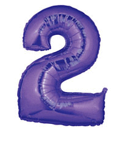 34" Megaloon Purple Number 2