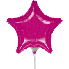 9" Fuchsia Star
