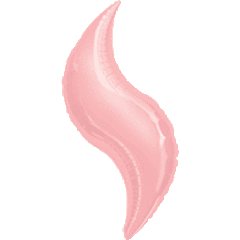 42" Pastel Pink Curve