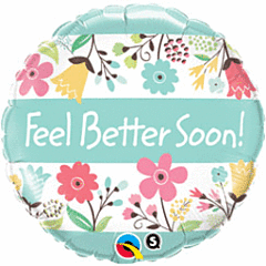 18" Feel Better Soon Floral