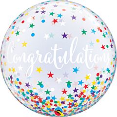 22" Congratulations Confetti Stars